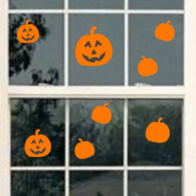Load image into Gallery viewer, Pumpkin vinyl decals