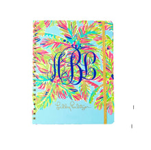 Load image into Gallery viewer, Monogram Decal - Agenda Monogram - Notebook Monogram Sticker - Monogram Decals - Vine Monogram - Planner Monogram - Planner Sticker 3.5 inch