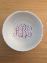 Load image into Gallery viewer, Jewelry dish, personalized ring dish, monogrammed jewelry dish, monogram ring dish, monogram ring dish, monogrammed jewelry holder