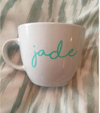Load image into Gallery viewer, Custom Coffee Mug, Personalized Coffee Cup for Women / Men, Custom Mug, Customized Text Mug, Personal Quote Coffee Mug, Custom Word Mug
