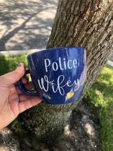 Load image into Gallery viewer, Police Wife Coffee Mug-Anniversary Gift for wifey-mother's day gift-Gift Wrap-Christmas Gift-Police Wife-Police wifey-Engangment Gift