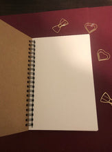 Load image into Gallery viewer, Personalized Notebook, 5 x 7 Journal, Journal for Women, Notebook, Gift, Bullet Journal, Best Friend Gift, Teacher Notebook , Custom