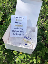 Load image into Gallery viewer, Personalized Gift Box, Bridesmaid Gift Boxes, Ask Bridesmaid, Bridesmaid Gift box, Bride Box,Bridesmaid Gift Set,Bridesmaid box set,Gift box