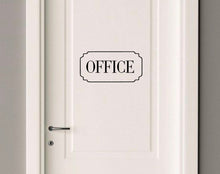 Load image into Gallery viewer, home office decal, office door decal, office decal, home office sticker, office door sticker, home office, work at home decal, work at home