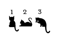 Load image into Gallery viewer, Cat Light Switch Decal-Lightswitch Sleeping Kitten Decal-Light Switch Cover decor- Light Switch Decal- Cat lover- Cat Deca;- Cat sticker