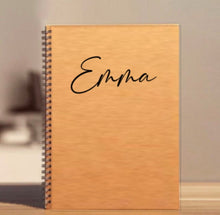Load image into Gallery viewer, Personalized Notebook, Custom Personalized Journal, A6 Spiral Bound Notebook, Bullet Journal, Best Friend Gift, Teacher Notebook