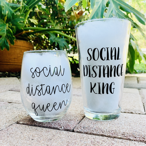 Social Distance King and Queen Set