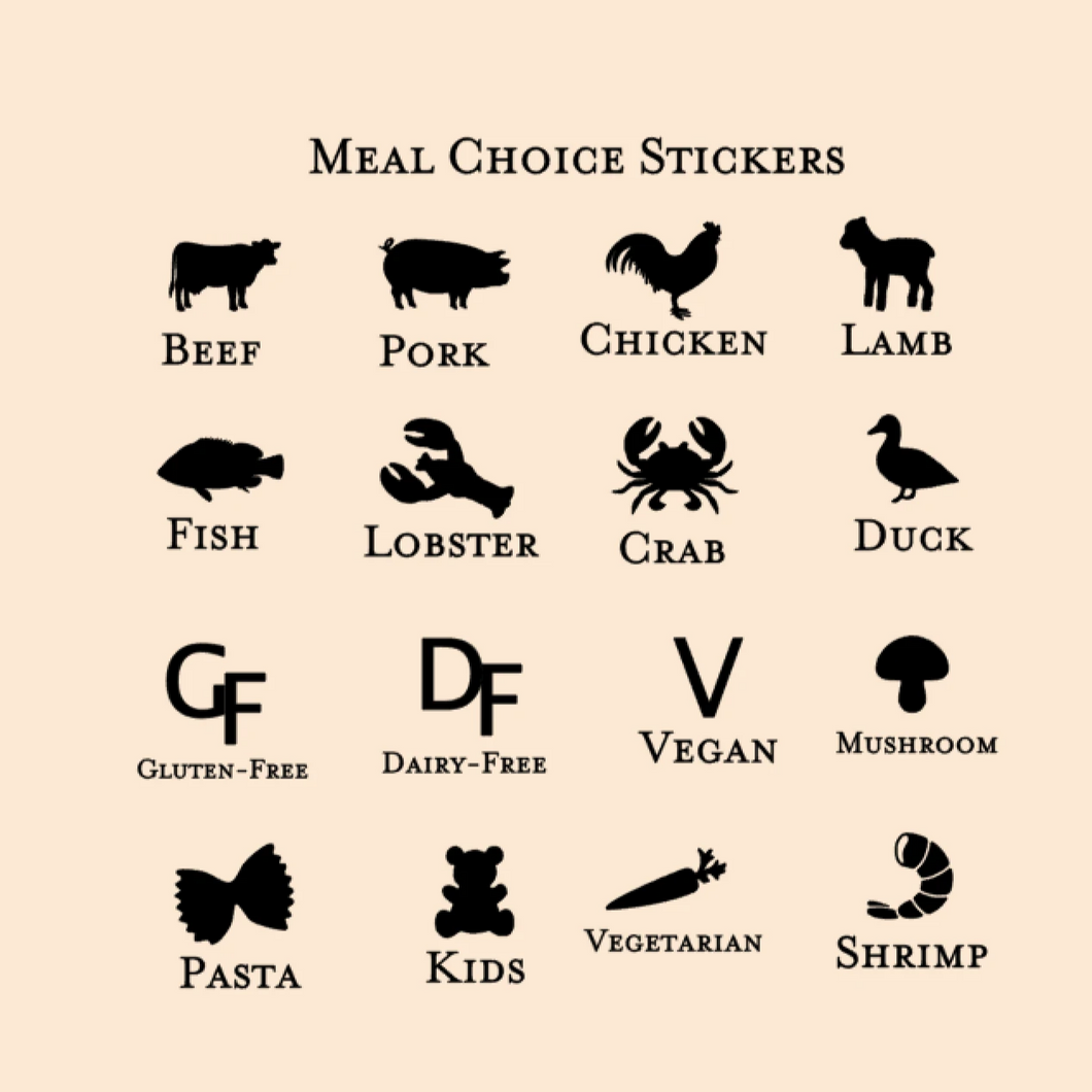 Meal Choice Decals