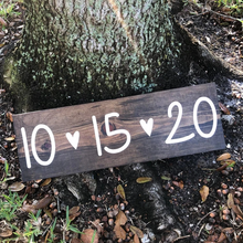 Load image into Gallery viewer, &quot;Save the date&quot; decal for sign