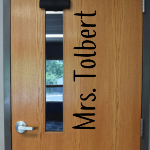 Classroom Door Decal