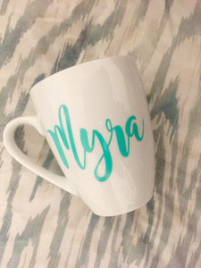 Custom Coffee Mug, Personalized Coffee Cup for Women / Men, Custom Mug, Customized Text Mug, Personal Quote Coffee Mug, Custom Word Mug
