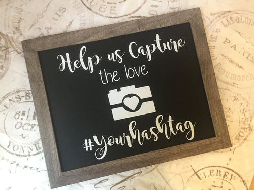 Wedding Hashtag Sign- Rustic wedding sign- oh snap here's our hashtag- wedding decoration- social media sign- wedding decor- rustic wedding