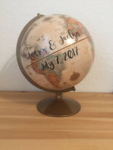 Load image into Gallery viewer, Large Wedding Guestbook Globe