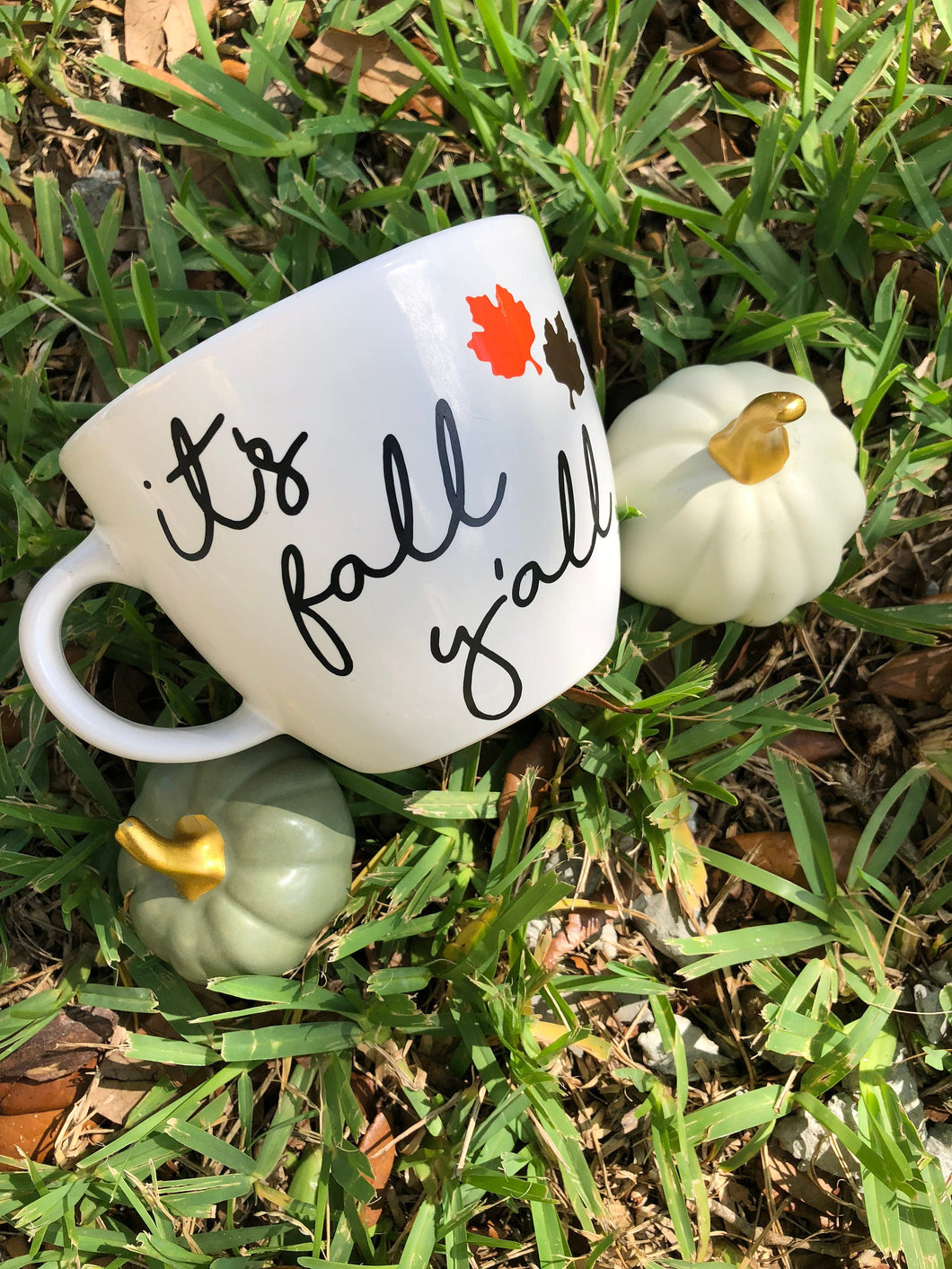 Happy Fall Y'all Mug, Fall Mug, Pumpkin Spice, Autumn Mug, Fall Coffee Mug, Pumpkin Mug, Fall Decor, Coffee Lover Gift, Fall Gift, fall