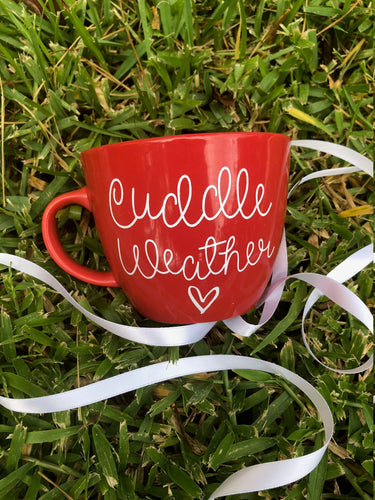 cuddle weather coffee mug