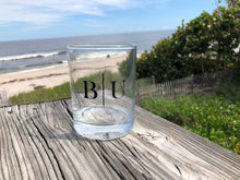 Load image into Gallery viewer, Custom Whiskey Glass, Monogrammed Whiskey Glasses, Rocks Glasses, Scotch Glasses, Custom Whiskey Glasses, Whiskey Glasses Personalized