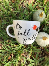 Load image into Gallery viewer, Happy Fall Y&#39;all Mug, Fall Mug, Pumpkin Spice, Autumn Mug, Fall Coffee Mug, Pumpkin Mug, Fall Decor, Coffee Lover Gift, Fall Gift, fall
