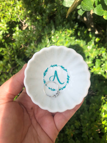 Personalized Ring Dish, Personalized Bridesmaid Gifts, Bridesmaid Jewelry Box, Personalized Jewelry Dish, Monogram Ring Dish, Monogram Ring