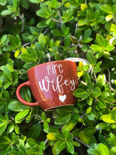Load image into Gallery viewer, Fire Wife Coffee Mug-Anniversary Gift for wifey-mother&#39;s day gift-Fire fighter family gift-Fire Wife-Firefighter wifey-Engangment Gift
