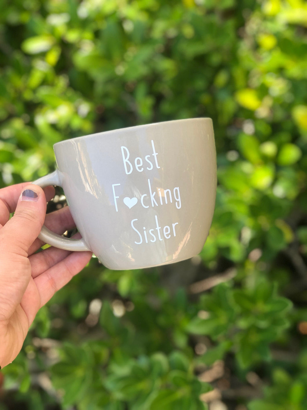 Gift-For-Sister-Sister Mug-Best Fucking Sister-Birthday Mug Sister-Bestfriend Mug-Soul Sister Mug-Long Distance Mug-Vinyl Mug-ove my sister