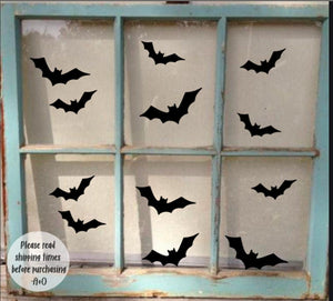 Bat Halloween Decal, Halloween Sticker, Halloween Window Decal, Bat Decal, Halloween Decoration, Halloween window stickers, Halloween decals