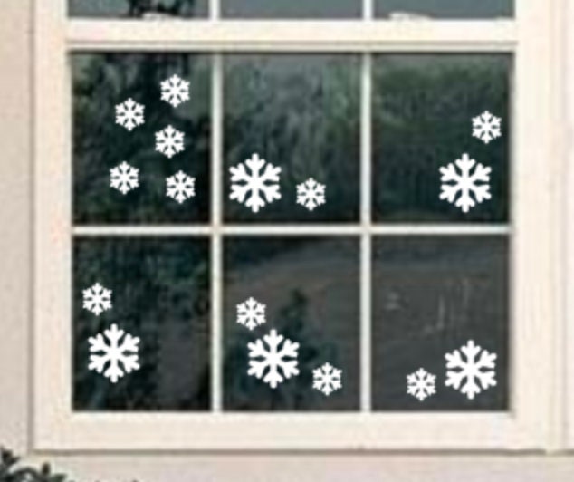 Christmas window decal, snowflake window decal, holiday window, holiday window decals, snoflake decals, holiday windows, christmas decor