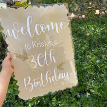 Load image into Gallery viewer, Acrylic Birthday Sign