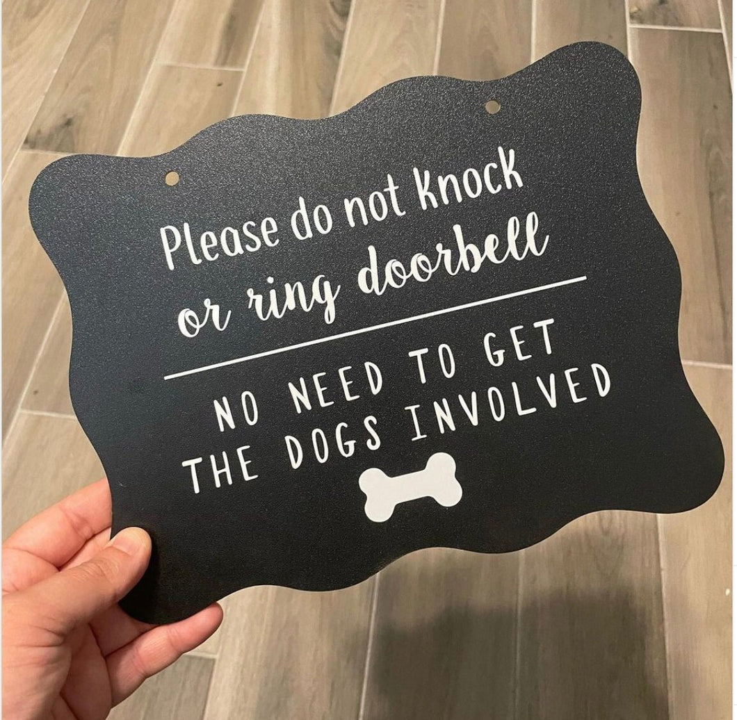 Shhh Nap time Don't Ring Doorbell Sign – Jenniferscraftcorner