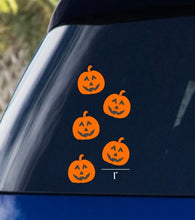 Load image into Gallery viewer, 1&quot; Pumpkin Vinyl Decal Stickers