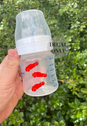 Daycare name labels, baby bottle decals, car baby decals. car baby bottle. car decals, baby bottle decal for boy, baby bottle, toy car decal