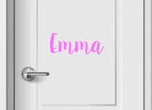 Load image into Gallery viewer, Kids Custom Personalized Name Vinyl Decal Sticker For Wall Door Window Bedroom Decor Room Door Wall Decal Wall decal for door inside